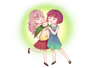 端午节好闺蜜一起吃粽子