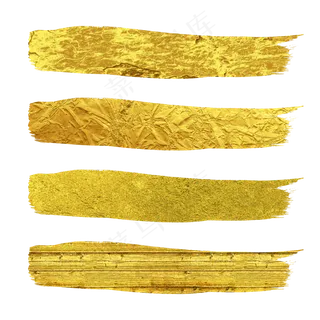 彩色金粉笔刷集合