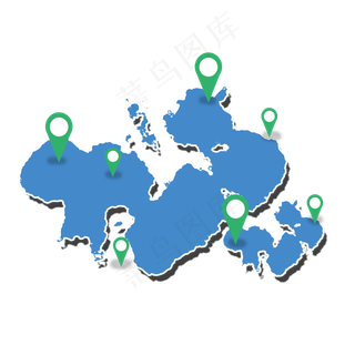 矢量世界地图,免抠元素