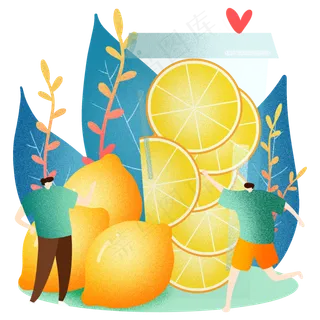 夏季柠檬果汁