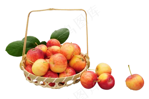 一篮小苹果实物