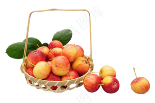 一篮小苹果实物