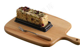 案板上的点心饼干叉子,免抠元素