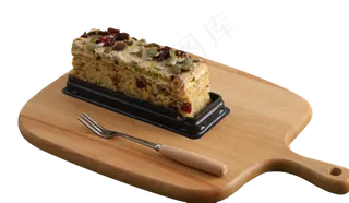 案板上的点心饼干叉子,免抠元素