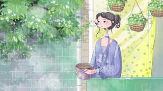 二十四节气谷雨唯美图片