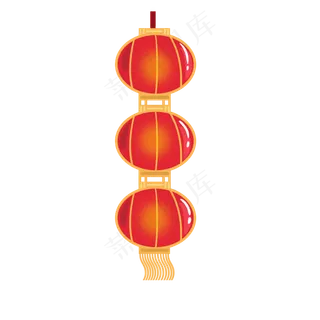 春节红灯笼png下载,免抠元素