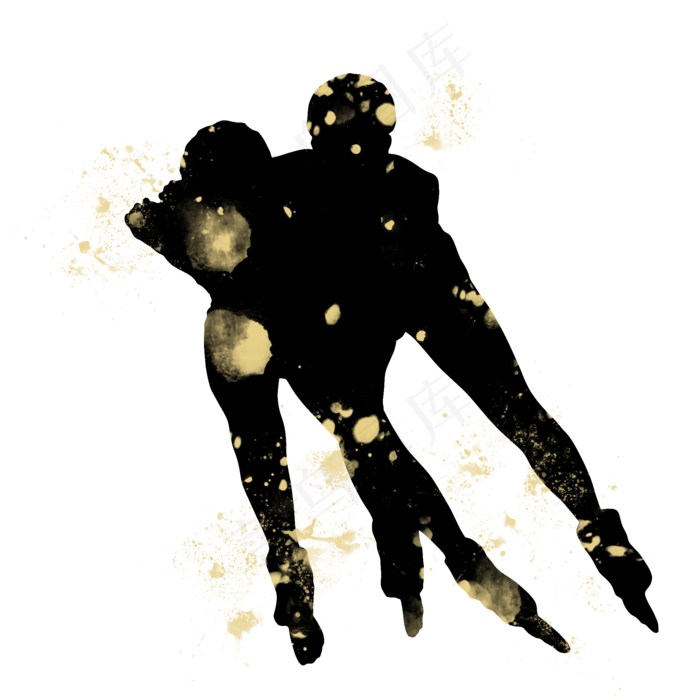 开学季轮滑社团招新剪影,免抠元素