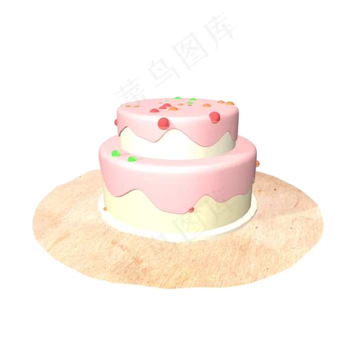 cd4水果蛋糕(2000*2000px 300 dpi )