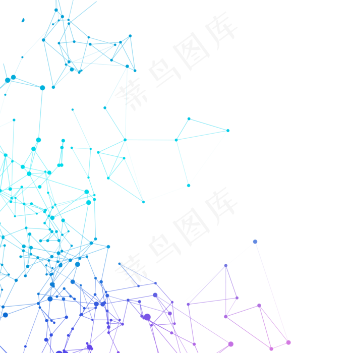 点线结构三角元素,免抠元素