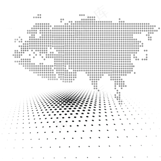 5G通讯科技波网点,免抠元素