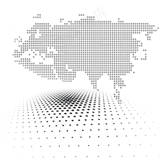 5G通讯科技波网点,免抠元素