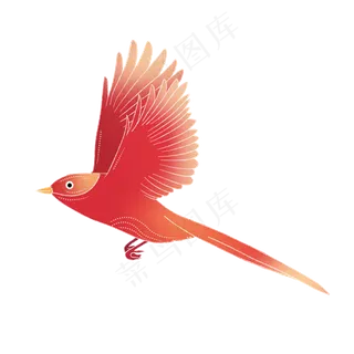 七夕情人节国潮风喜鹊