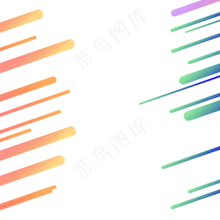 彩条装饰物,免抠元素