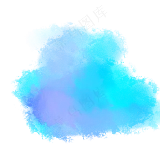 蓝色水墨喷绘图案 蓝色水墨喷绘图案