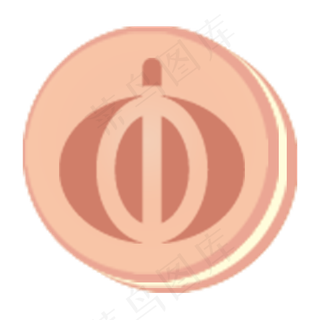 马卡龙清新糖果色水果图标