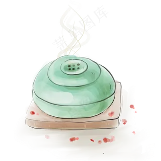 古风青色香炉,免抠元素