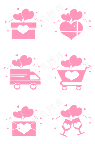 情人节浪漫约会图标