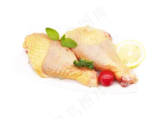 餐饮食材鸡腿,免抠元素
