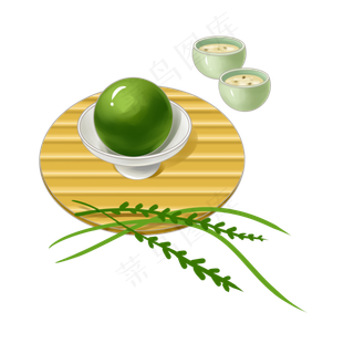 清明节食物和青团