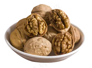 一碟核桃,免抠元素