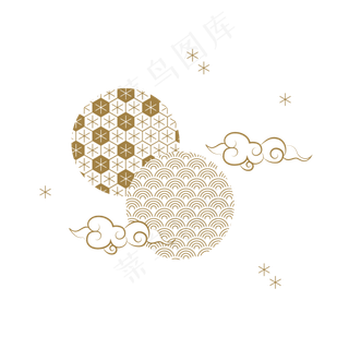 日本浮世绘纹饰