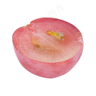 紫色切开的葡萄水果食物提子
