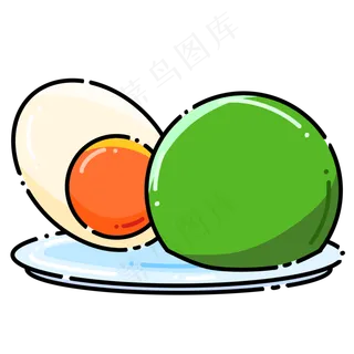 绿色青团食物 绿色青团食物