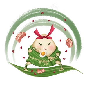 端午节武侠古风粽子