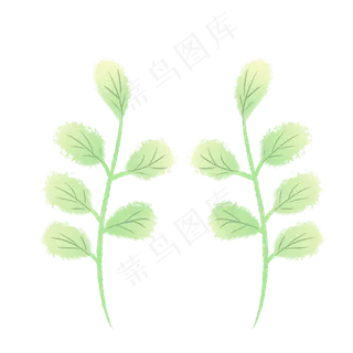 小圆叶子可爱清新