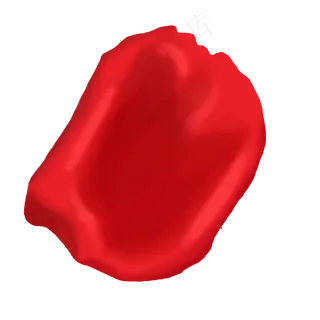 红色玫瑰花瓣卡通素材免费下载