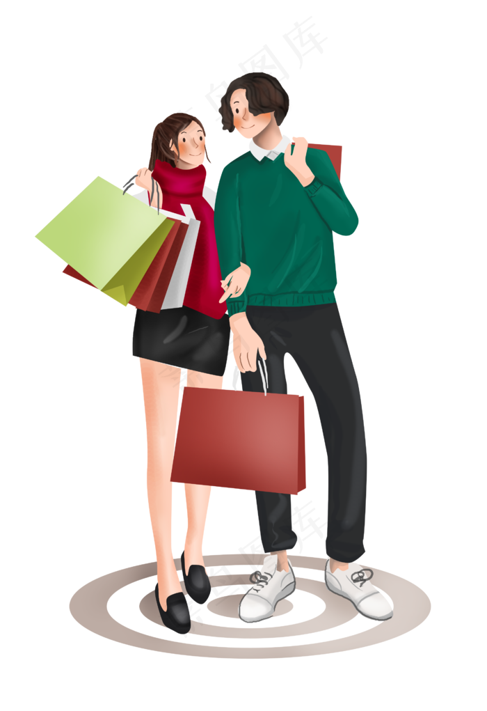 618购物节购物情侣