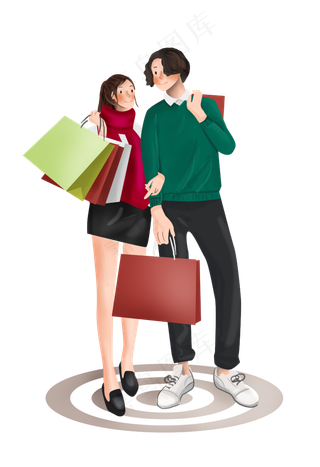 618购物节购物情侣