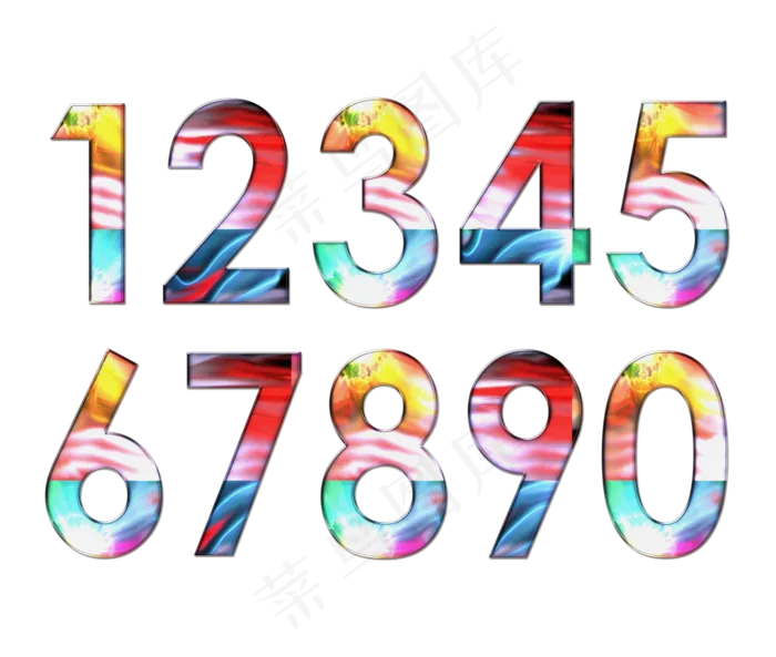 原创数字字体设计(4720X4000(DPI:150))psd模版下载