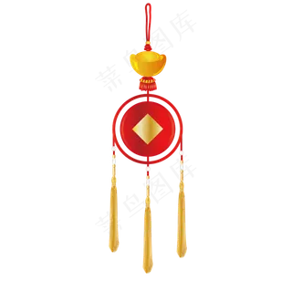 新春挂饰 中国结,免抠元素