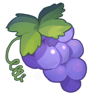 一串紫色葡萄 一串紫色葡萄