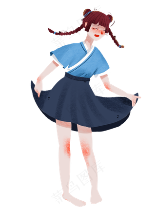 夏至大暑少女风