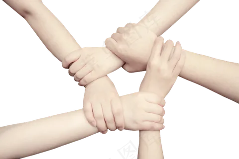 团结一致手势,免抠元素