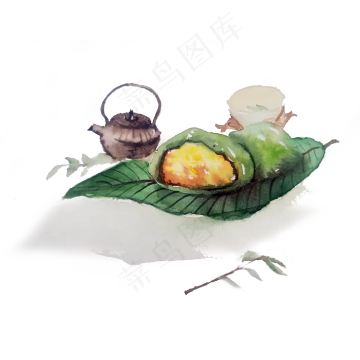 中式茶点下午茶节气食物古典PNG(3000X3000(DPI:300))psd模版下载