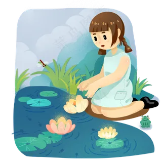 中元节鬼节传统习俗放莲花灯花灯