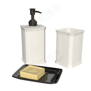 洗发水肥皂漱口杯,免抠元素