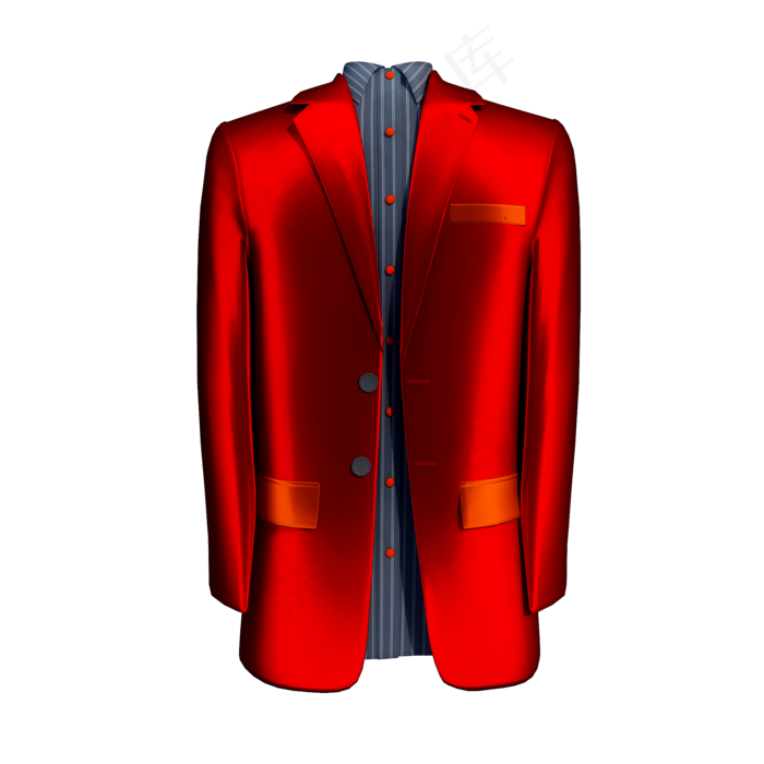 质感绸质西装png图