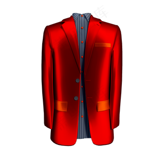 质感绸质西装png图