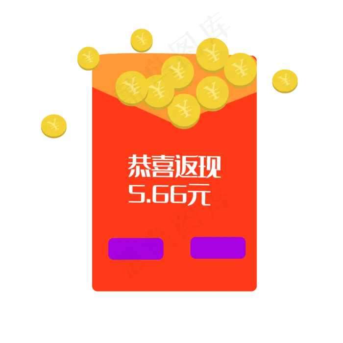 简约电商促销彩带优惠券(3000X3000(DPI:300))ai矢量模版下载