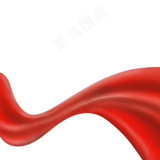 丝带红绸红色丝带