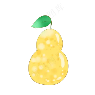 黄色夏季梨子水果
