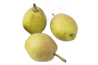 绿色健康美味香梨,免抠元素