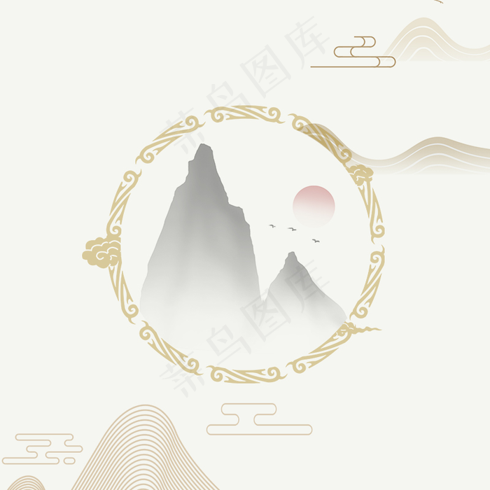 复古中国风质感背景