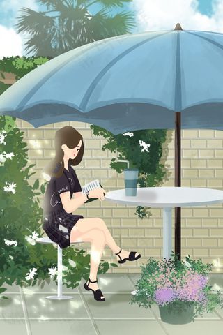 夏天小长假看书度假