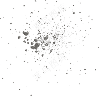 漂浮小碎石,免抠元素