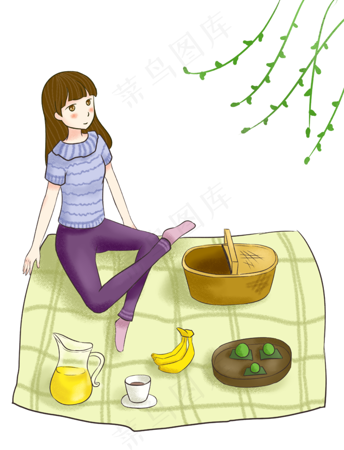 清明节露营(2680X3508(DPI:299))psd模版下载